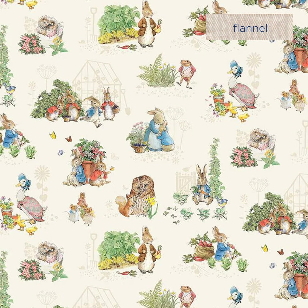 Peter Rabbit & Friends Flannel Cloud