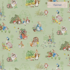 Peter Rabbit & Friends Flannel Fern