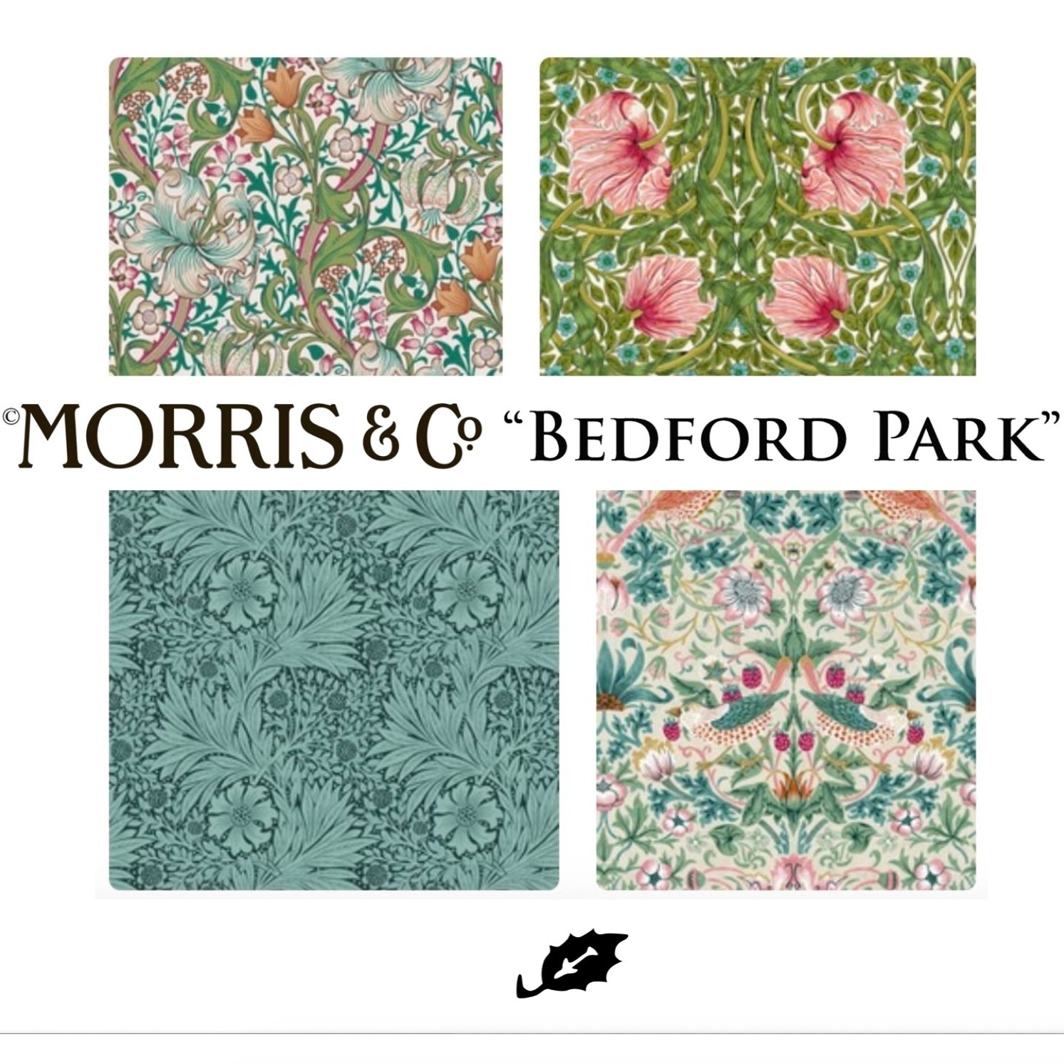 William Morris Marigold Teal