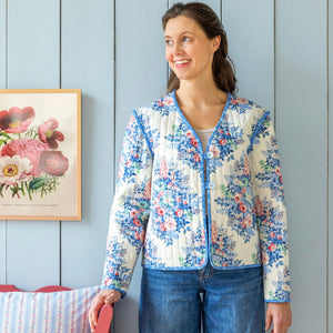 PRE-ORDER Tilda Somthing Blue Whimsyflower Cream