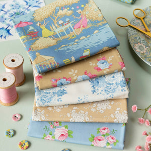 Tilda Sunday Brunch Fat Quarter Bundle Blue/Sand