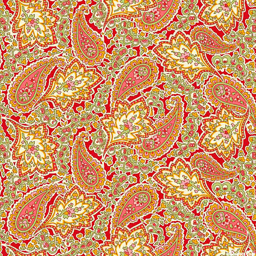 Vintage Blooms Paisley