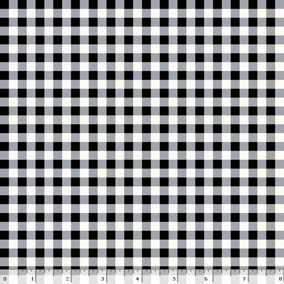 Gingham Weave Black