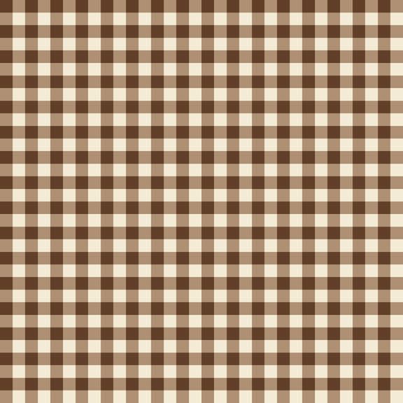 Gingham Weave Brown