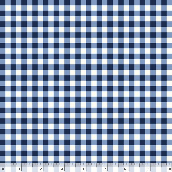 Gingham Weave Navy