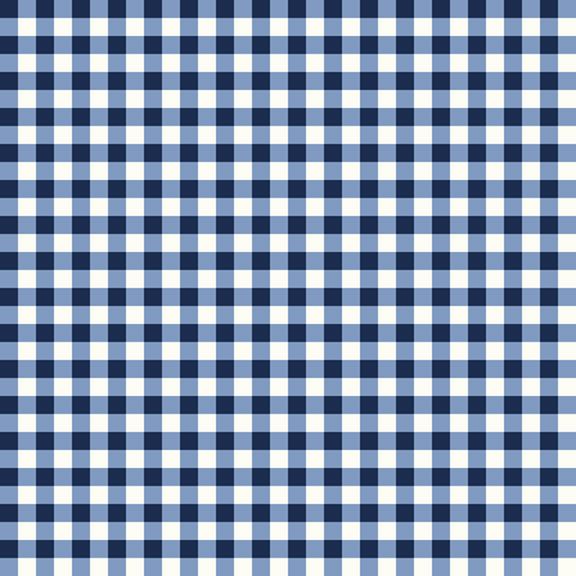 Gingham Weave Navy