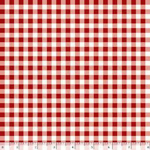 Gingham Weave Red