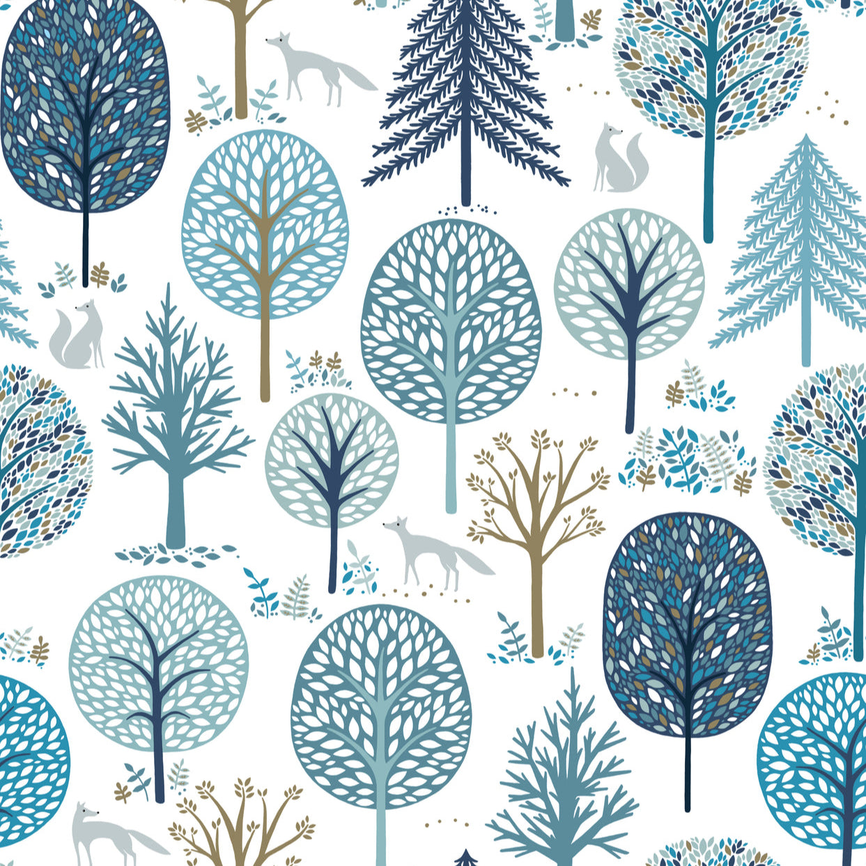 Starlit Hollow Winter Forest