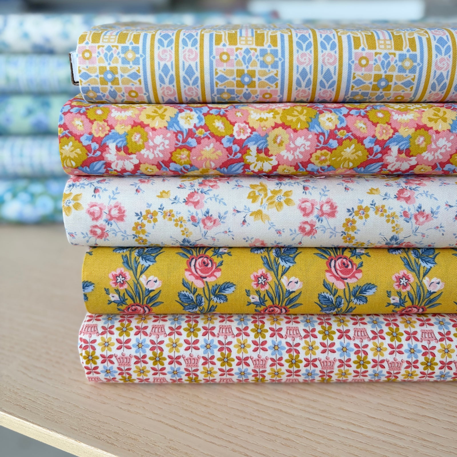 Liberty Palace Gardens Royal Posies Yellow