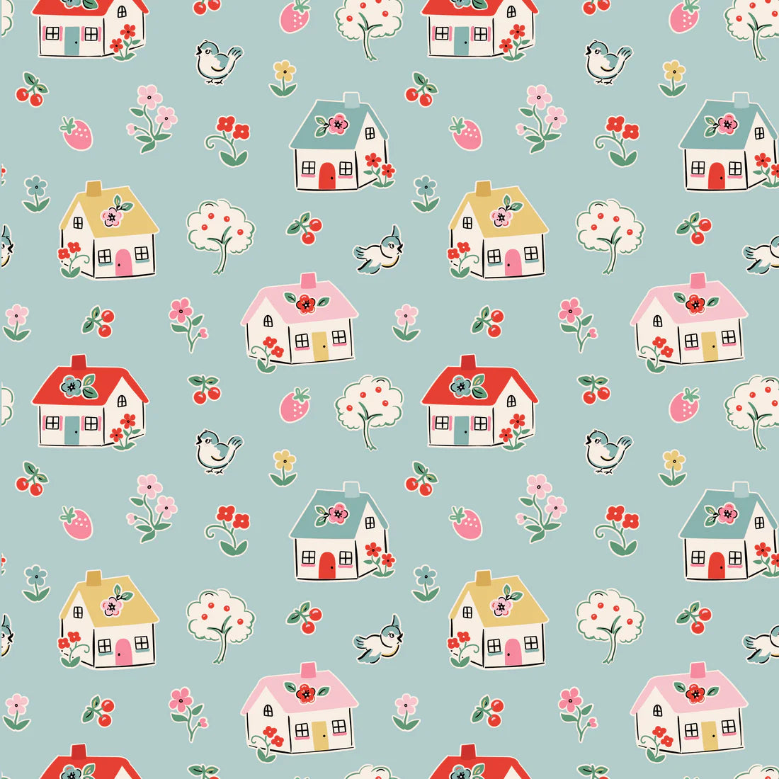 Poppie Cotton Home Sweet Home Charm Pack