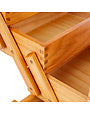Cantilever Wooden Sewing Box Large