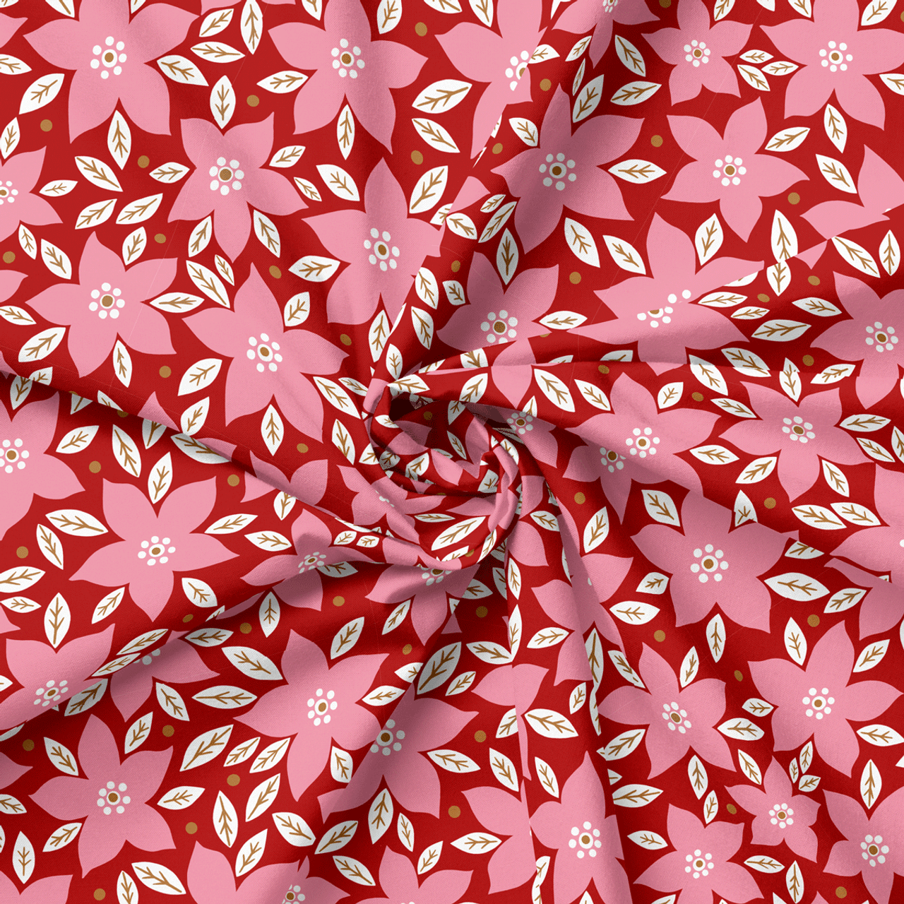 Sugar Plum Poinsettia Elegance