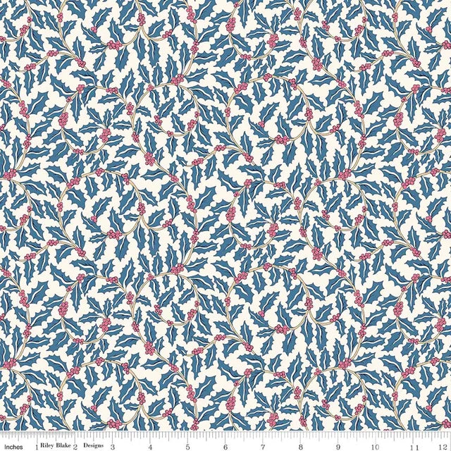 Festive Greetings Swirling Holly