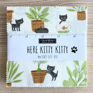 Here Kitty Kitty Charm Squares