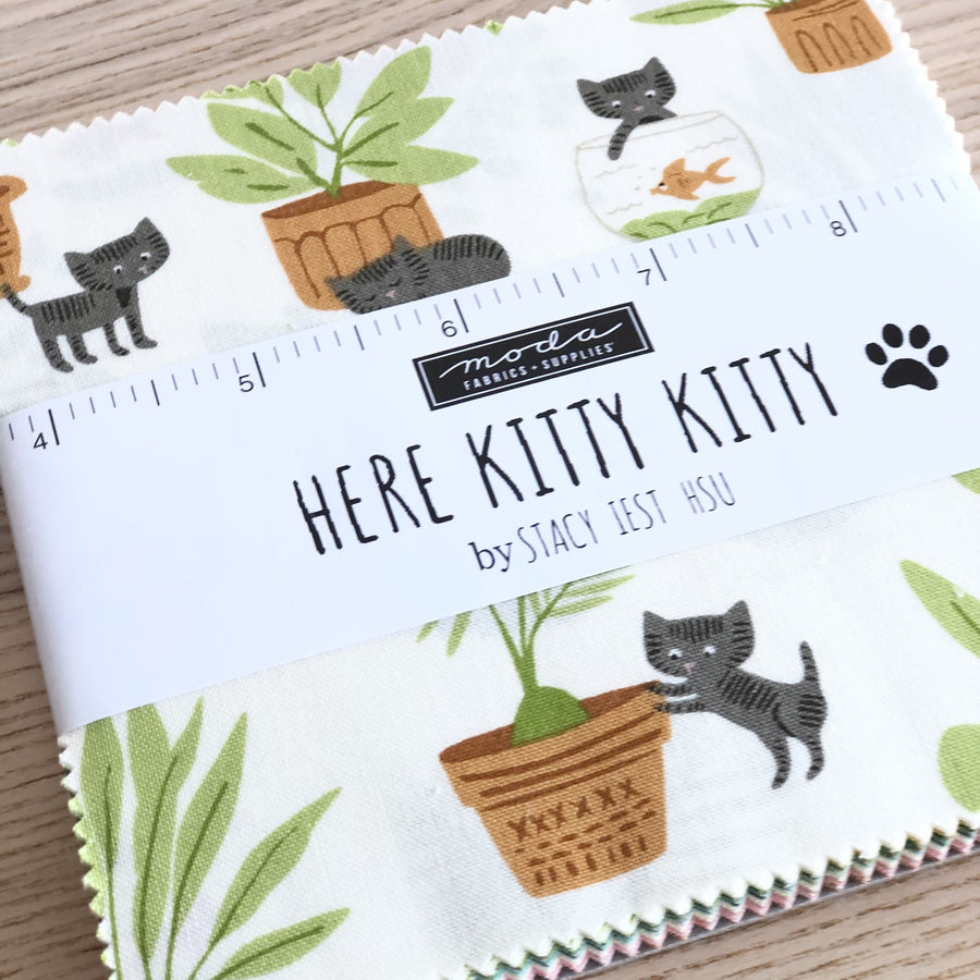 Here Kitty Kitty Charm Squares