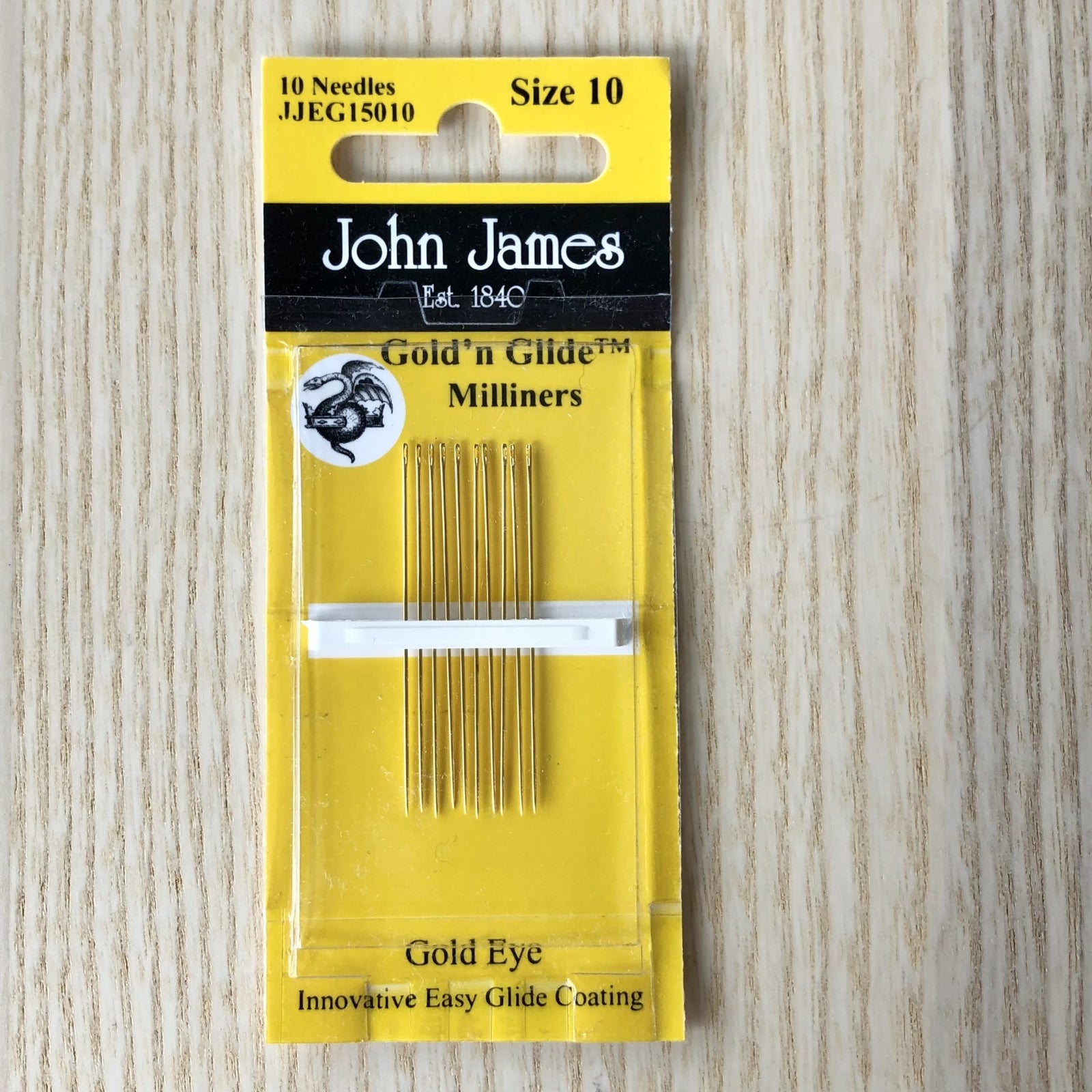 John James Millners Needles Size 10