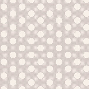 Tilda Medium Dots Light Grey quilt fabric
