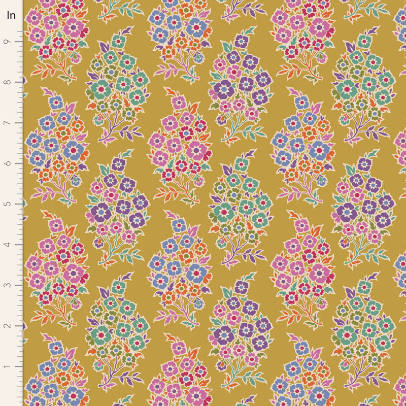 Tilda Pie In the Sky Willynilly Mustard