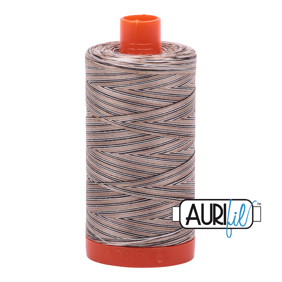 Aurifil 50wt Thread - Variegated Nutty Nougat 4667