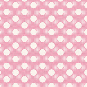 Tilda Medium Dots Pink quilt fabric