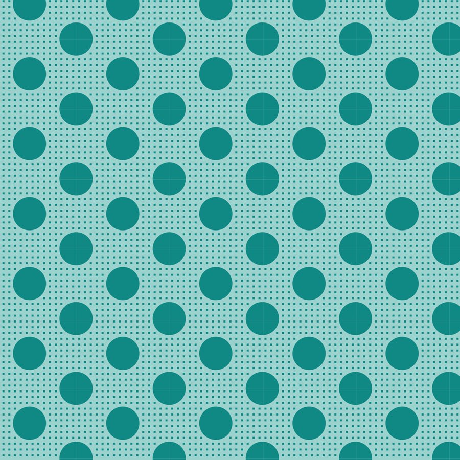 Tilda Medium Dots Dark Teal