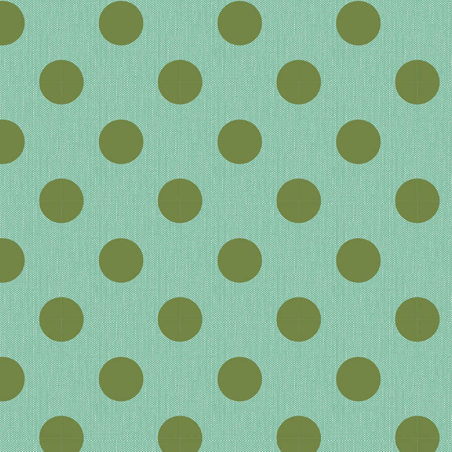 Tilda Chambray Dots Tealgreen