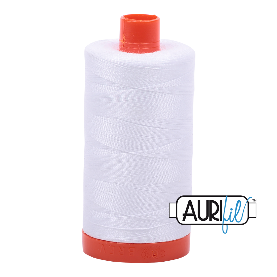 Aurifil 50wt Thread - White 2024
