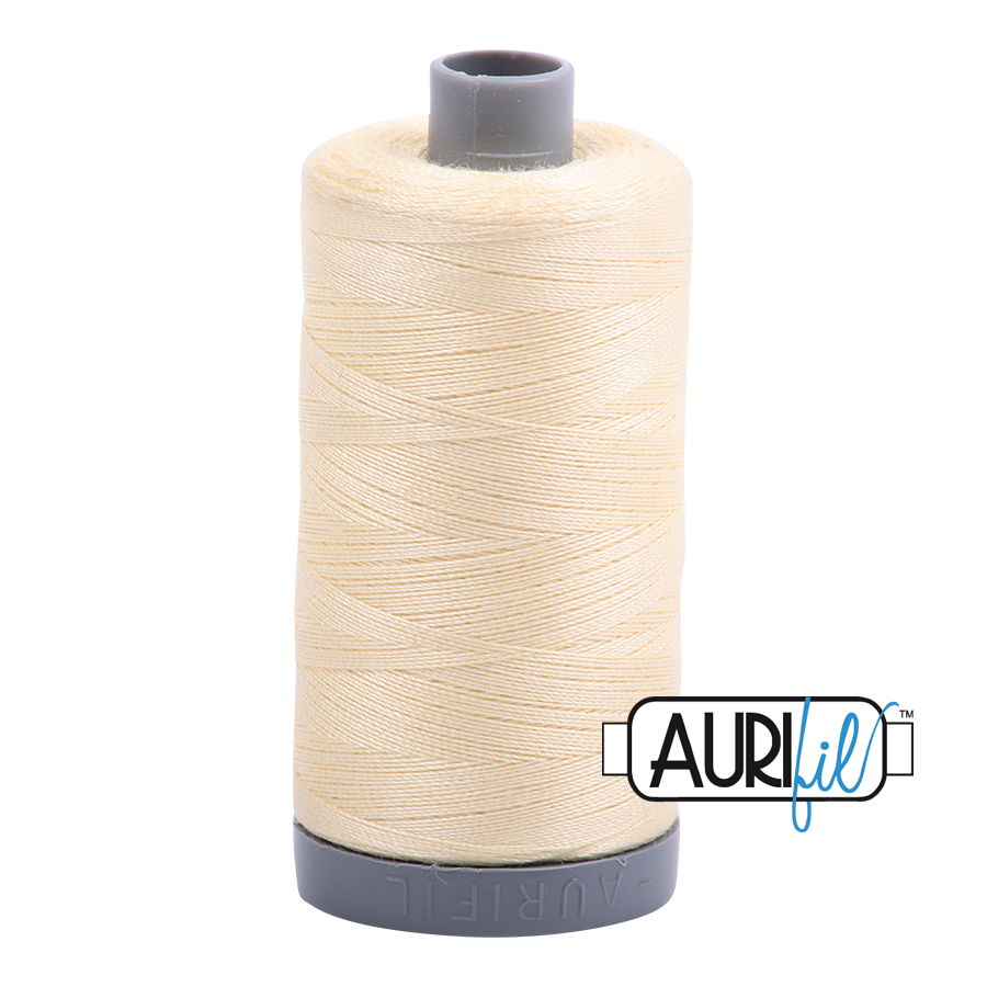 Aurifil 28wt Thread - Light Lemon 2110