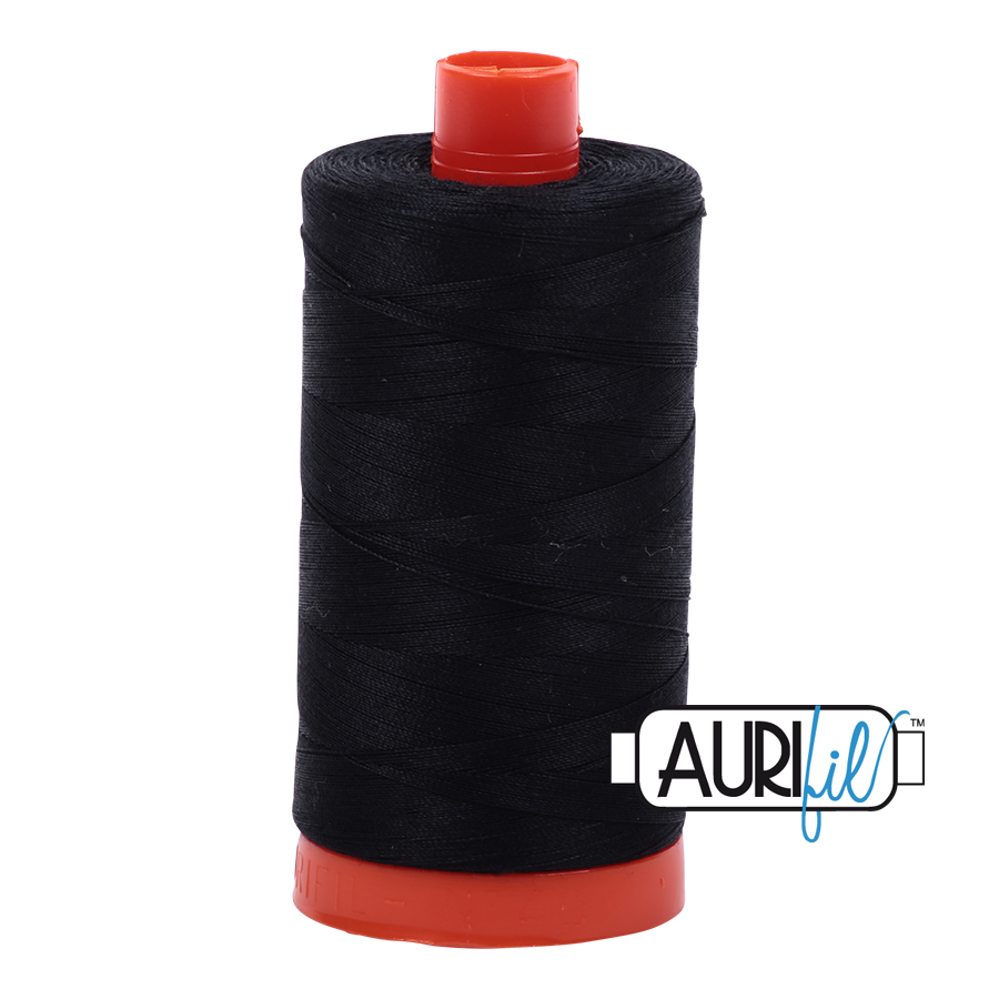 Aurifil 50wt Thread - Black 2692