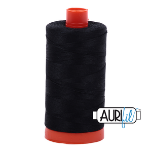 Aurifil 50wt Thread - Black 2692