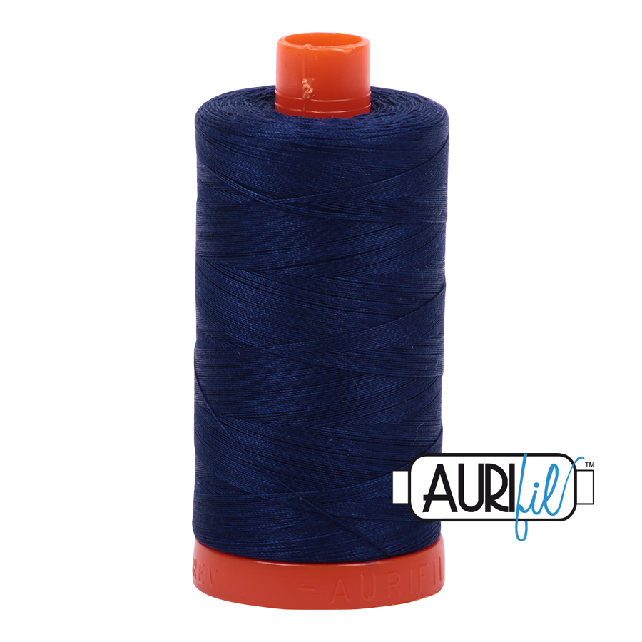 Aurifil 50wt Thread - Very Dark Navy 2785