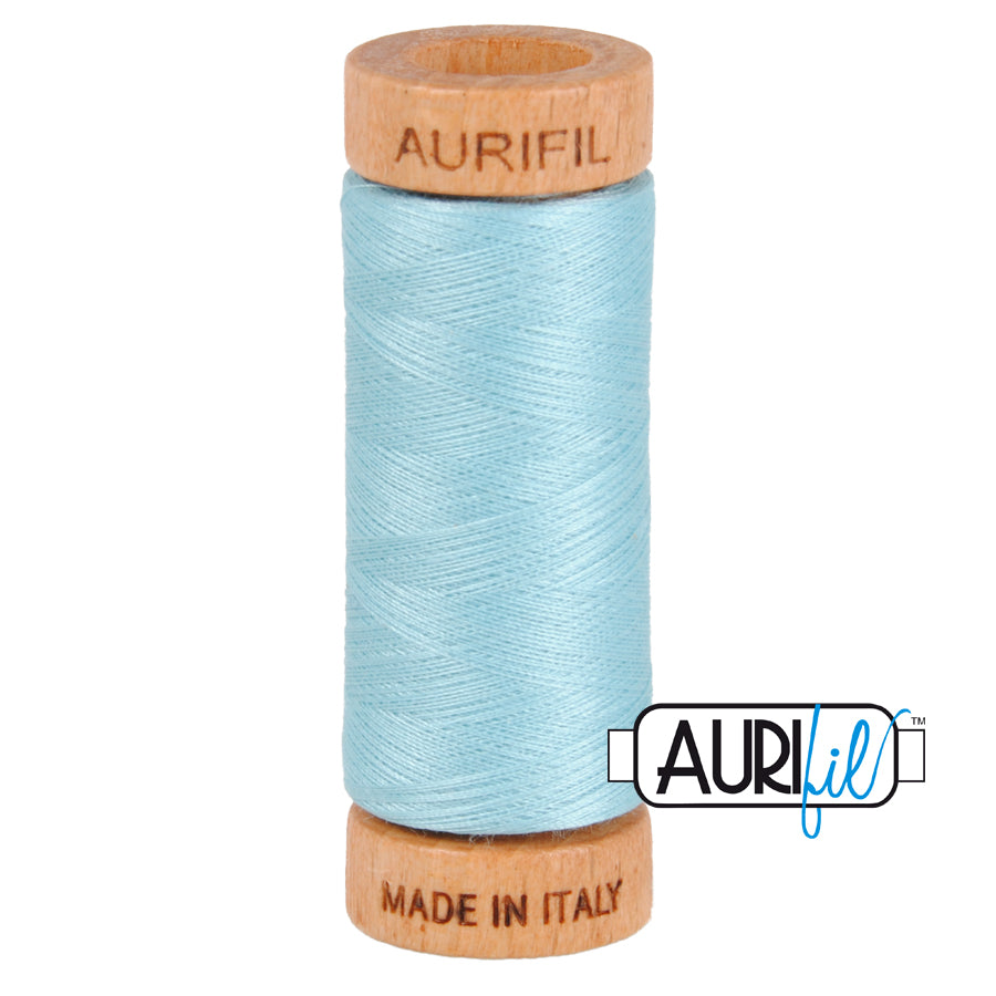 Aurifil 6-strand cotton floss - Light Grey Turqoise 2805