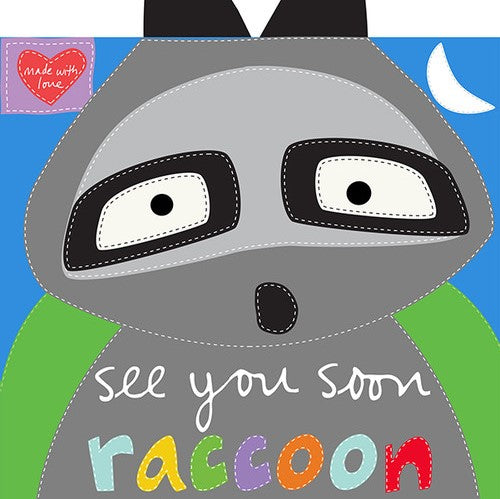 Huggable & Loveable Book Panel Racoon
