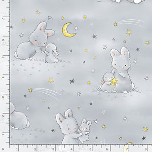 Little Ones Flannel Moon and Stars
