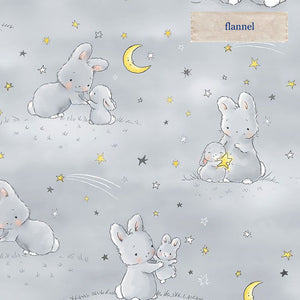 Little Ones Flannel Moon and Stars