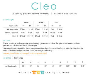 Cleo Skirt Pattern