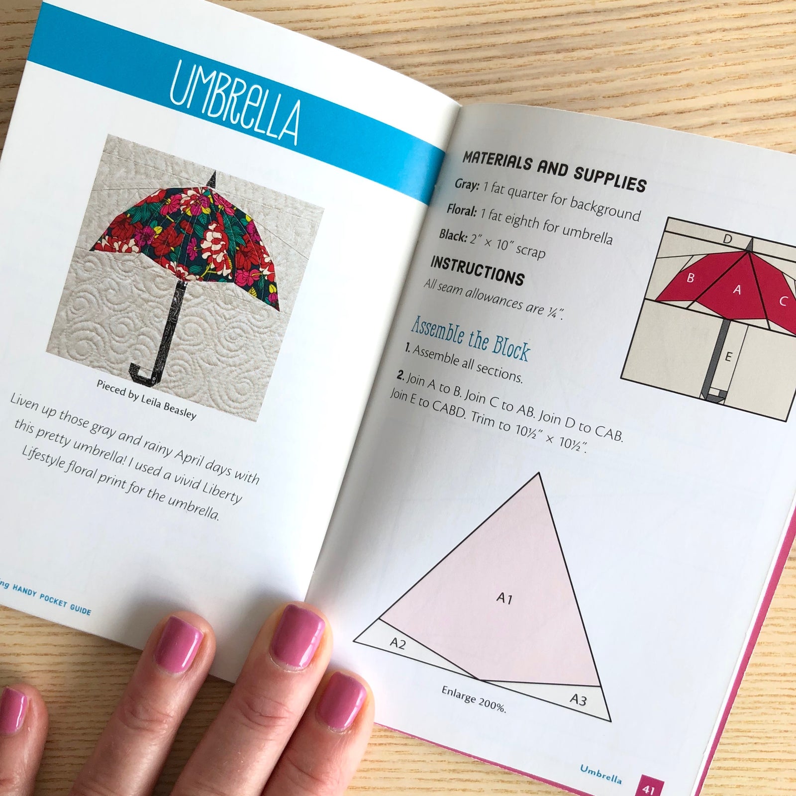 Paper Piecing Handy Pocket Guide