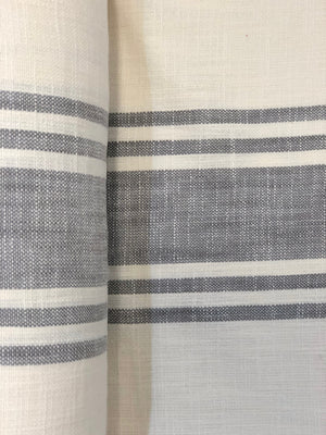 Urban Cottage Toweling Grey Stripe