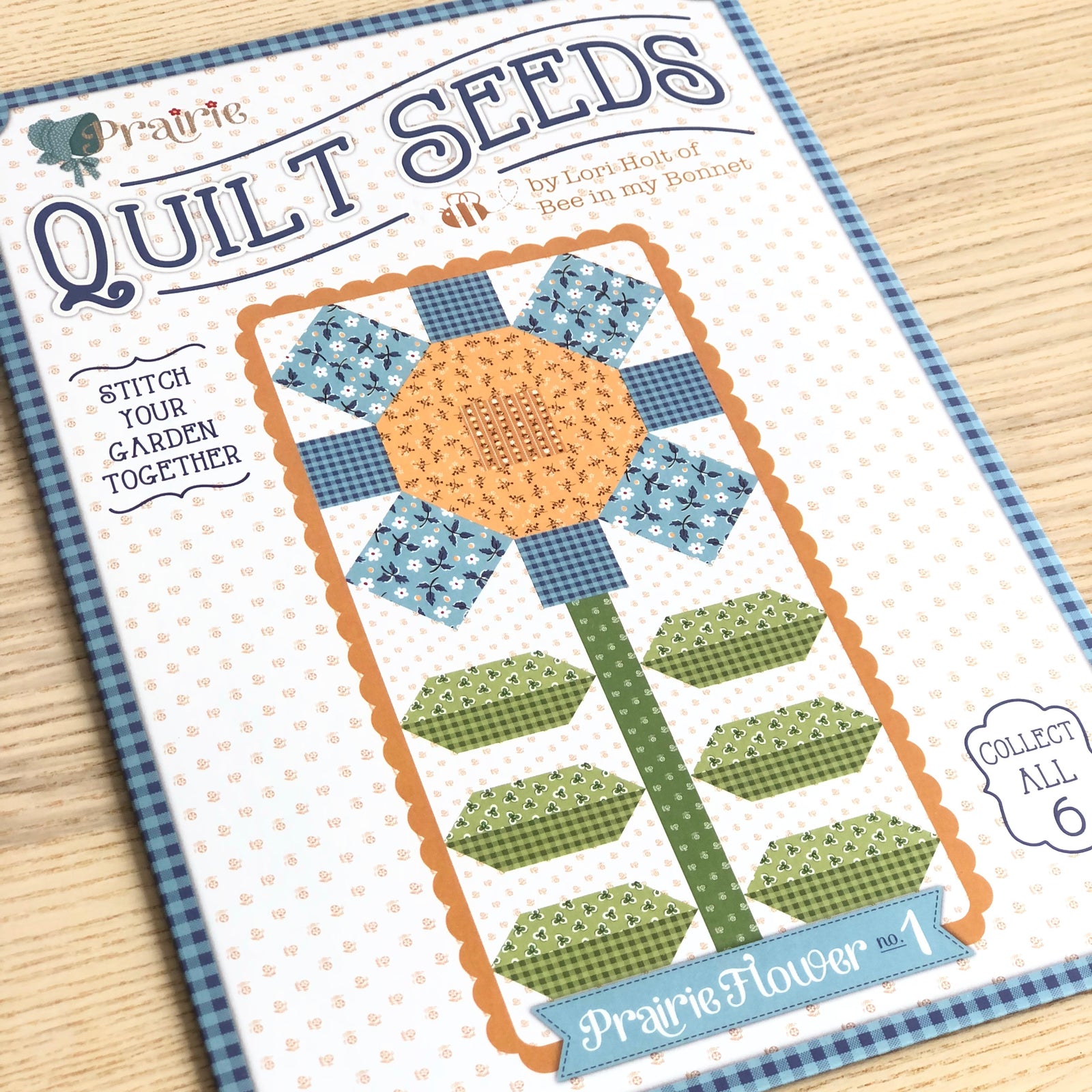 Quilt Seeds Block Pattern Prairie Flower 1