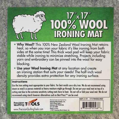 17x17 Wool Ironing Mat