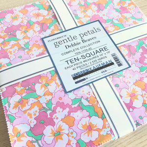 Gentle Petals 10" Squares