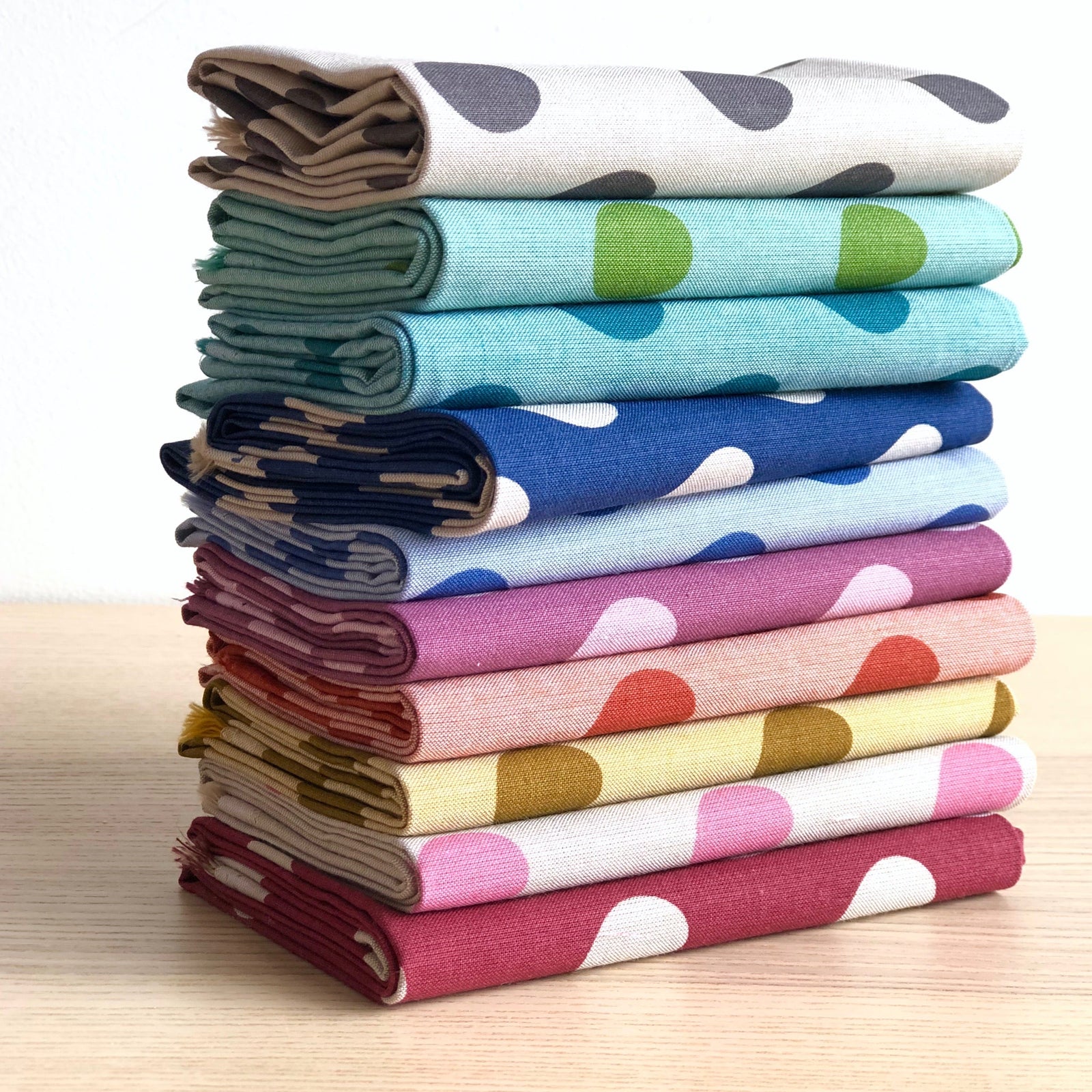 Tilda Chambray Dots Charcoal