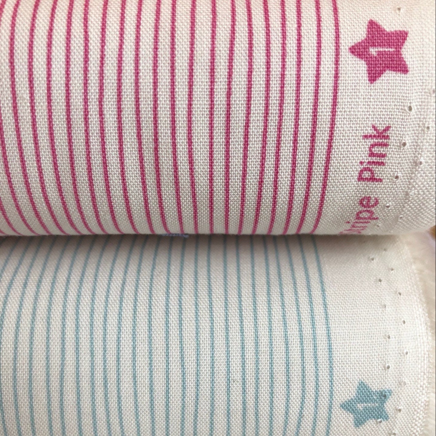 Tilda Pen Stripe Light Blue