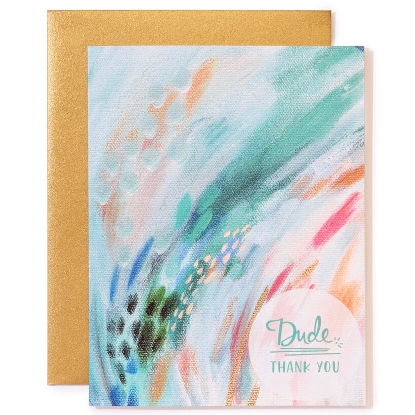 Dude Thank You Card