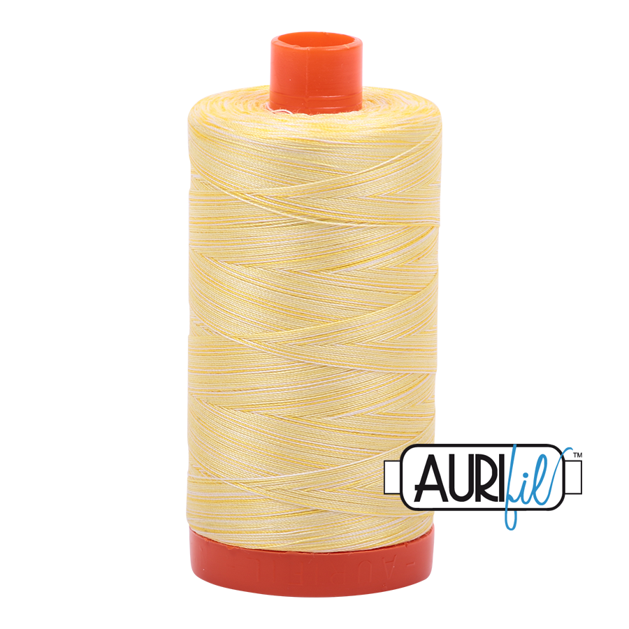 Aurifil 50wt Thread - Variegated Lemon Ice 3910