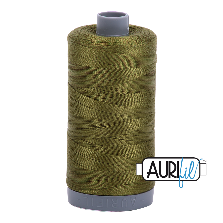 Aurifil 28wt Thread - Very Dark Olive 2887