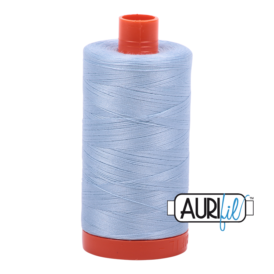 Aurifil 50wt Thread -Light Robins Egg 2710
