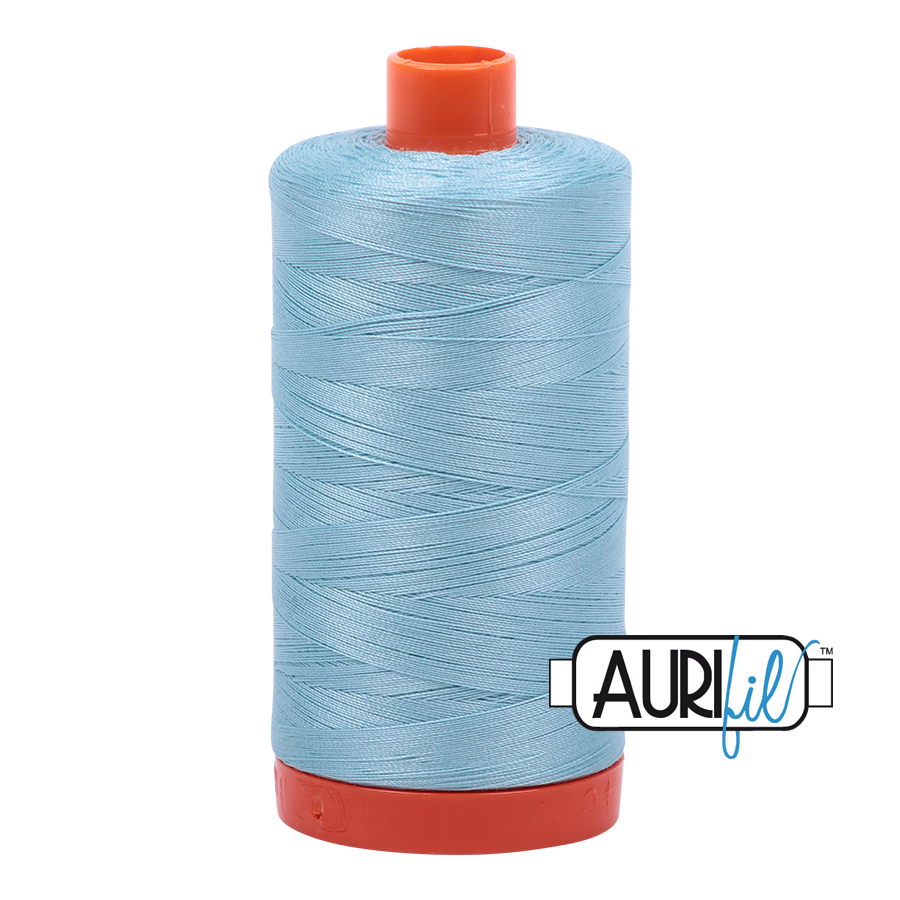 Aurifil 50wt Thread - Light Grey Turquoise 2805
