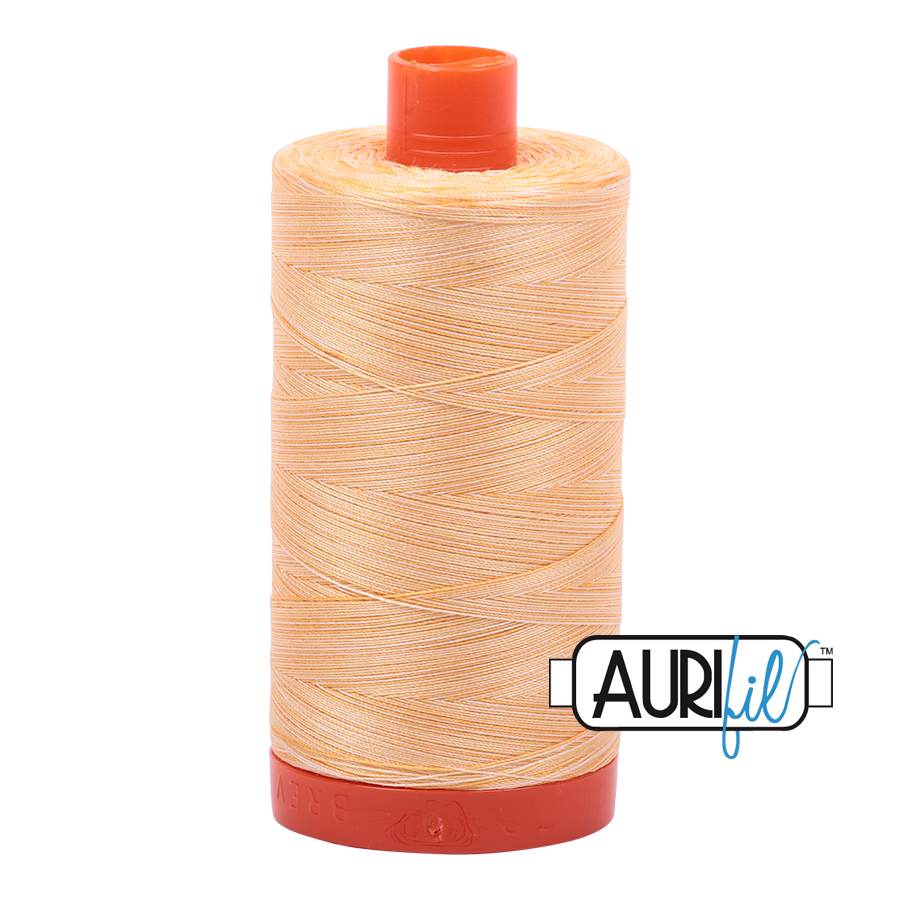 Aurifil 50wt Thread - Golden Glow Variegated 3920