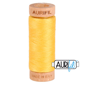 Aurifil 80wt Thread - Pale Yellow 1135